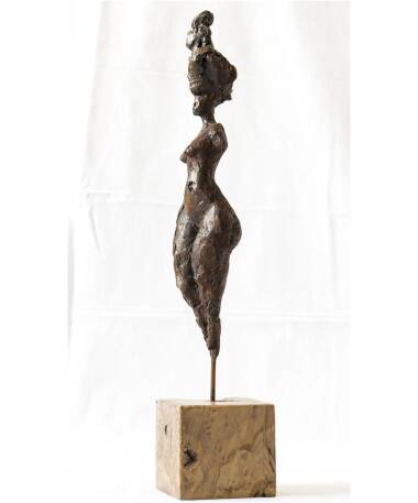 Gar Anat iron expressive Spanish sculpture by artist Pablo Lara