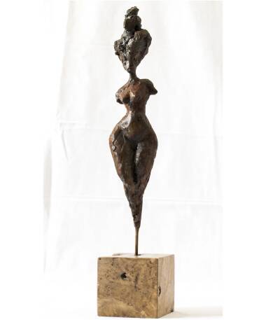 Gar Anat iron expressive Spanish sculpture by artist Pablo Lara