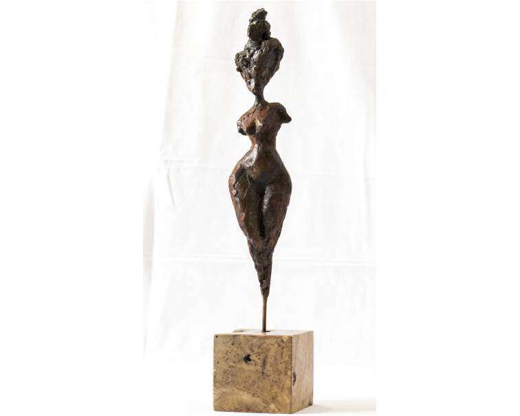 Gar Anat iron expressive Spanish sculpture by artist Pablo Lara