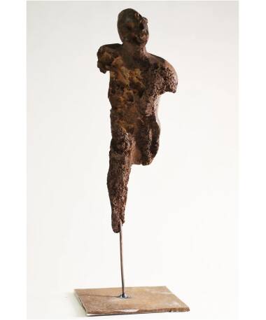 Inspiratio iron sculpture by Spanish artist Pablo Lara