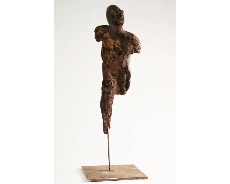Inspiratio iron sculpture by Spanish artist Pablo Lara