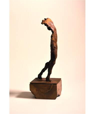 melkart iron sculpture by Spanish artist Pablo Lara