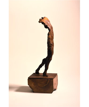 melkart iron sculpture by Spanish artist Pablo Lara