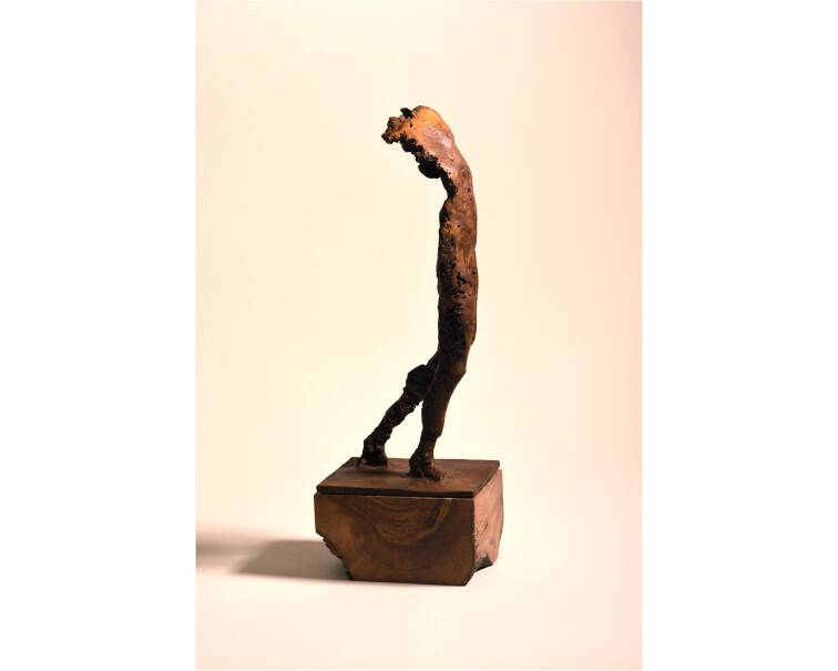 melkart iron sculpture by Spanish artist Pablo Lara