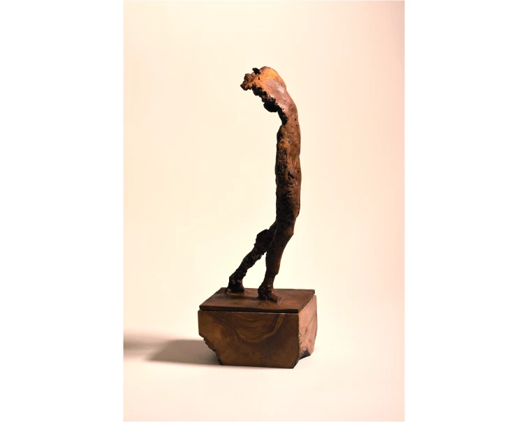 melkart iron sculpture by Spanish artist Pablo Lara