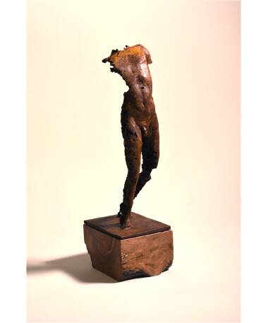 melkart iron sculpture by Spanish artist Pablo Lara