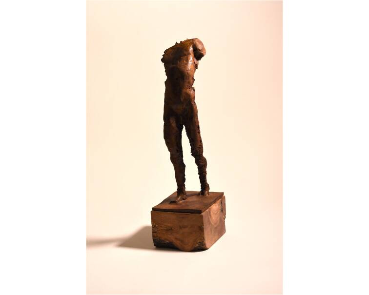 melkart iron sculpture by Spanish artist Pablo Lara