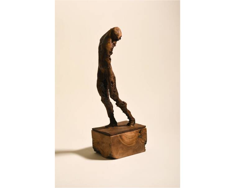 melkart iron sculpture by Spanish artist Pablo Lara