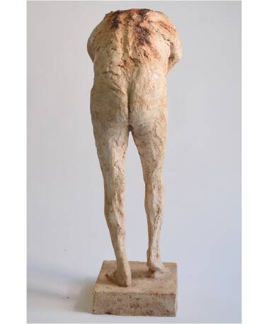 Atlas artificial stone sculpture by Spanish artist Pablo Lara