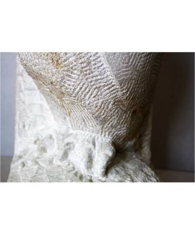 buho stone sculpture by Spanish artist Pablo Lara