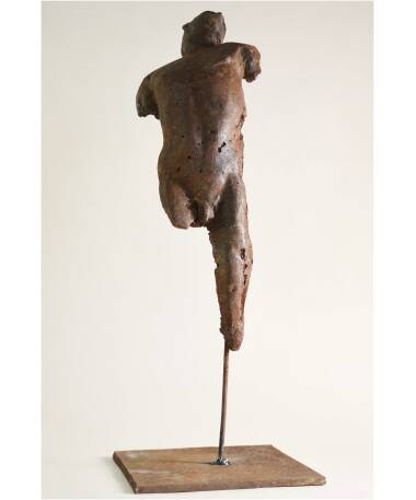 Inspiratio iron sculpture by Spanish artist Pablo Lara