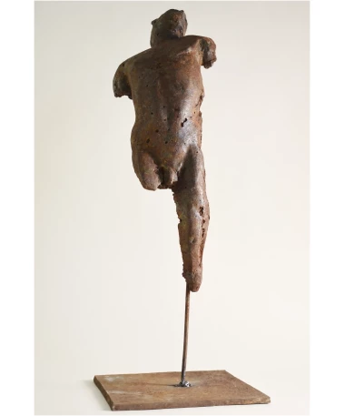 Inspiratio iron sculpture by Spanish artist Pablo Lara