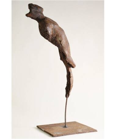 Inspiratio iron sculpture by Spanish artist Pablo Lara