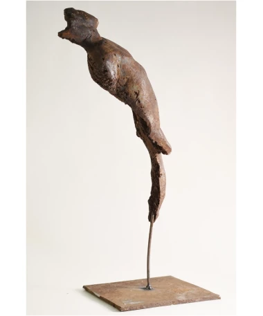 Inspiratio iron sculpture by Spanish artist Pablo Lara