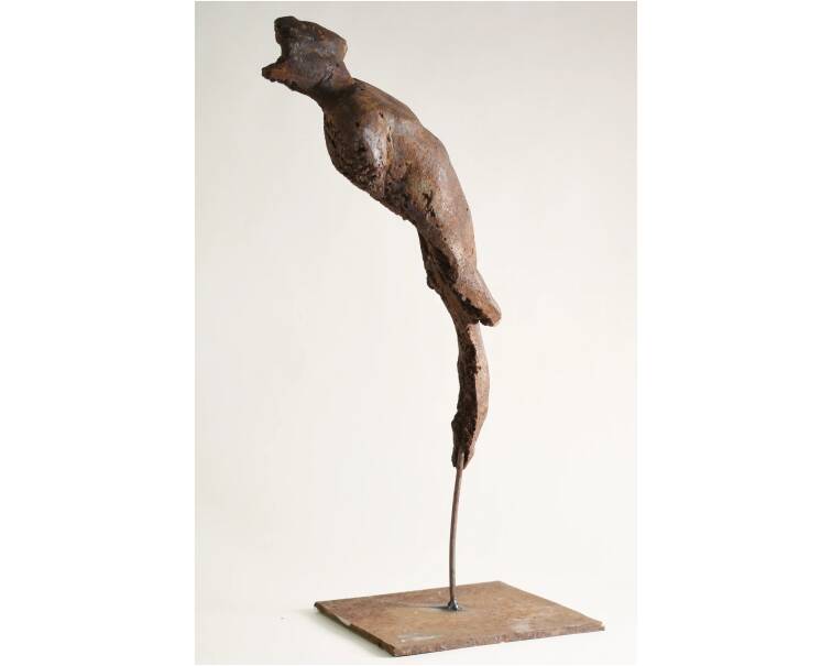 Inspiratio iron sculpture by Spanish artist Pablo Lara