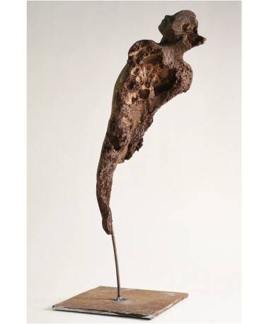 Inspiratio iron sculpture by Spanish artist Pablo Lara