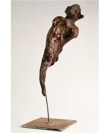 Inspiratio iron sculpture by Spanish artist Pablo Lara