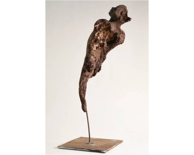 Inspiratio iron sculpture by Spanish artist Pablo Lara