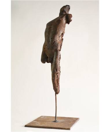 Inspiratio iron sculpture by Spanish artist Pablo Lara