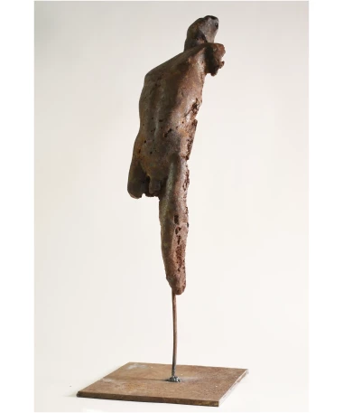 Inspiratio iron sculpture by Spanish artist Pablo Lara