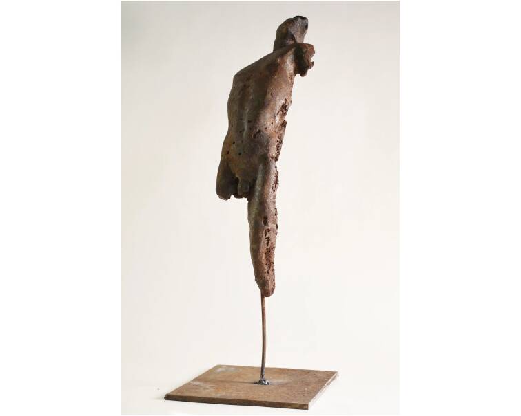 Inspiratio iron sculpture by Spanish artist Pablo Lara