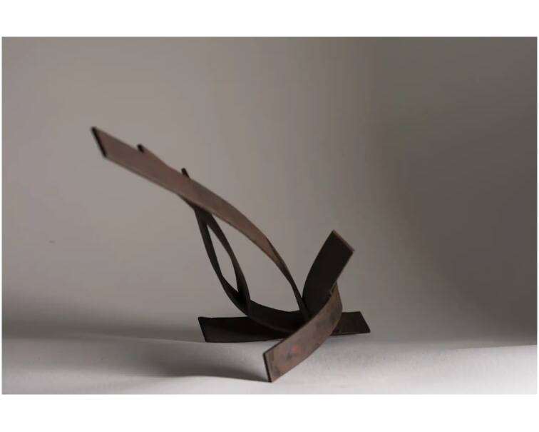 liviana iron abstract sculpture by artist pablo lara