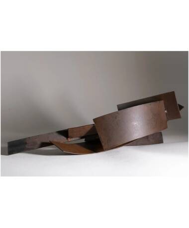 pajarona iron abstract sculpture by artist pablo lara