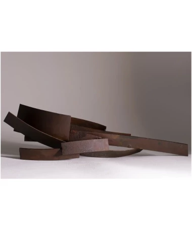 pajarona iron abstract sculpture by artist pablo lara