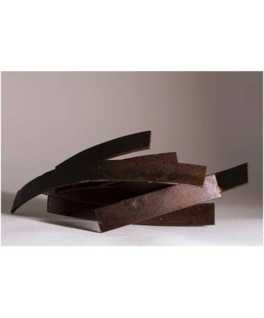 trilla iron abstract sculpture by artist pablo lara