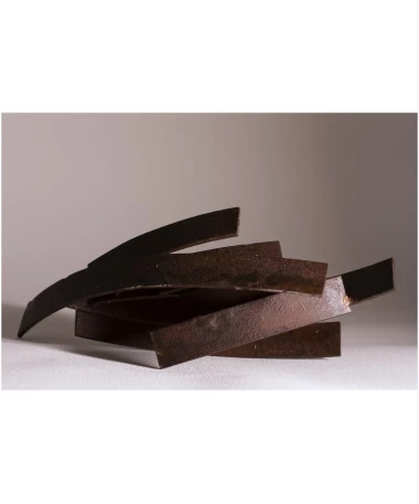 trilla iron abstract sculpture by artist pablo lara