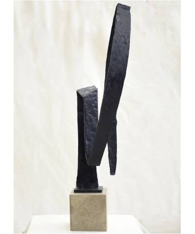 lavangelio iron abstract sculpture by artist pablo lara
