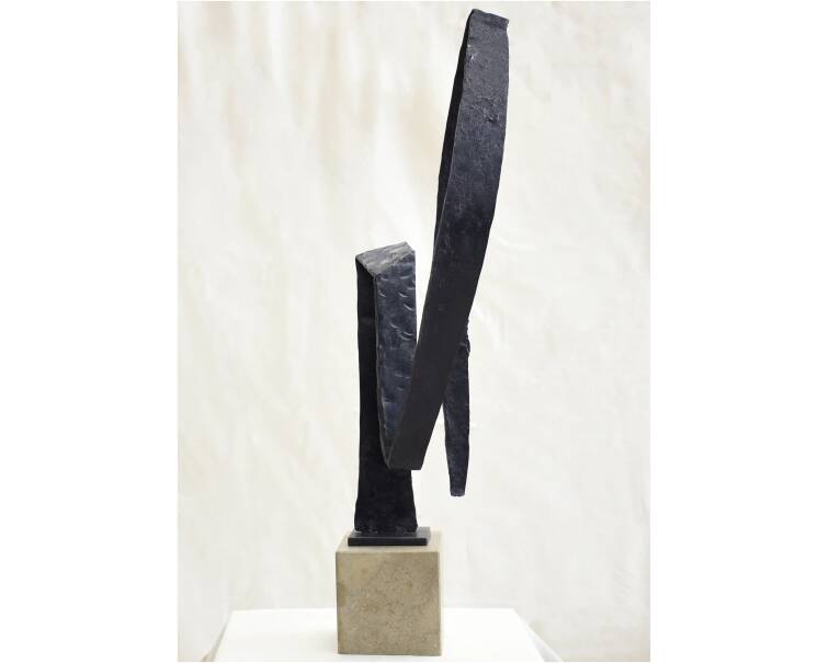 lavangelio iron abstract sculpture by artist pablo lara