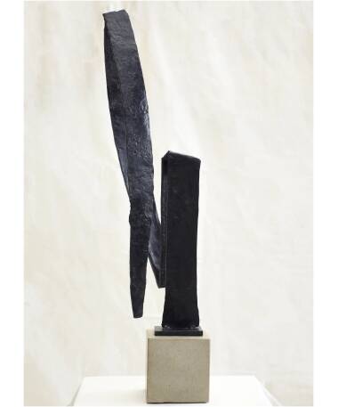 lavangelio iron abstract sculpture by artist pablo lara