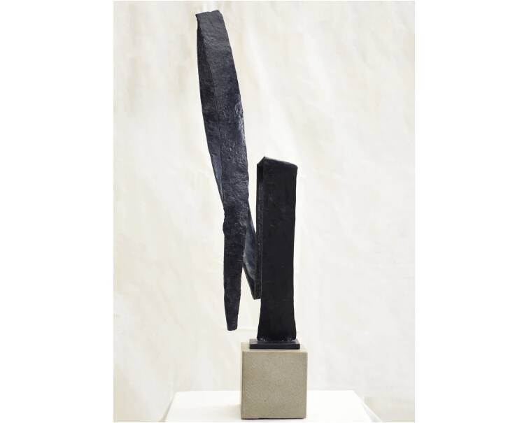 lavangelio iron abstract sculpture by artist pablo lara