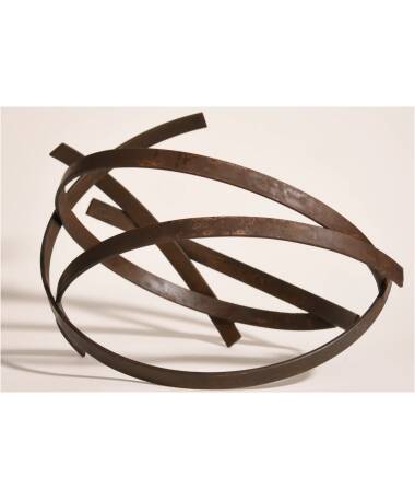 oculto iron abstract sculpture by artist pablo lara