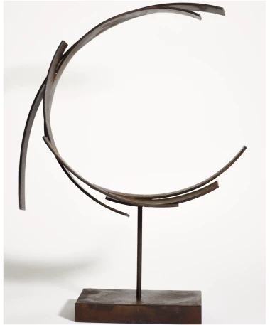 raqib iron abstract sculpture by artist pablo lara
