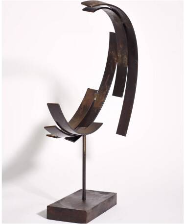 raqib iron abstract sculpture by artist pablo lara