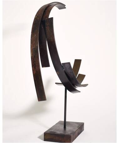 raqib iron abstract sculpture by artist pablo lara