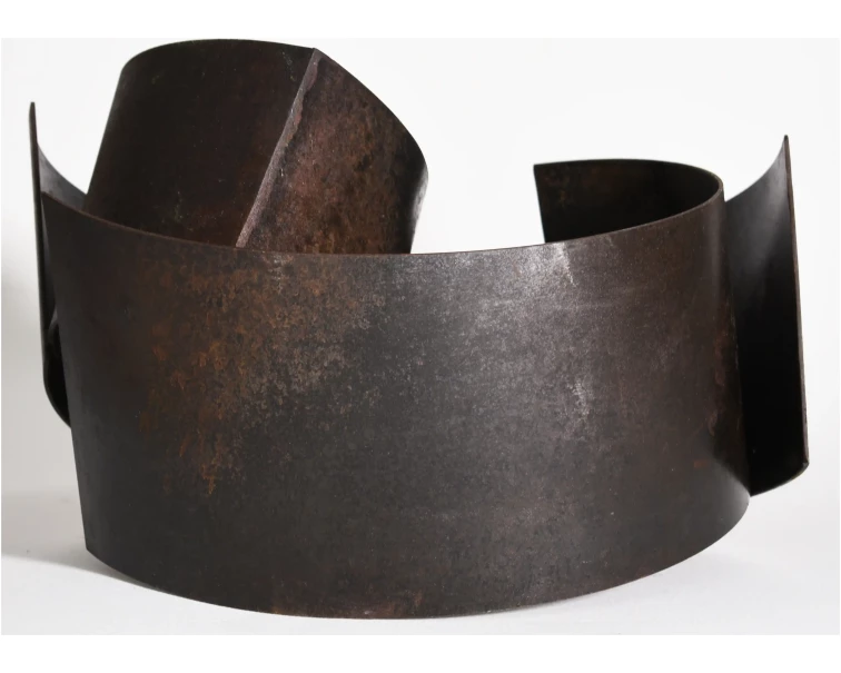 tao iron abstract sculpture by artist pablo lara