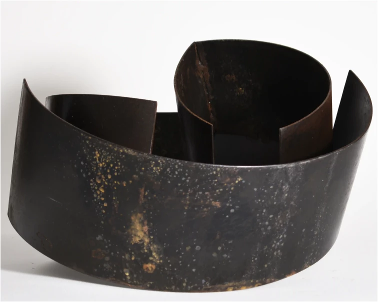 tao iron abstract sculpture by artist pablo lara