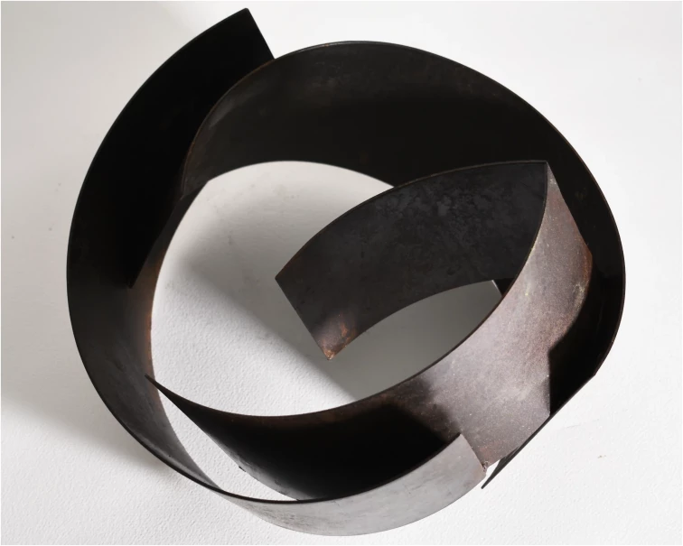 tao iron abstract sculpture by artist pablo lara