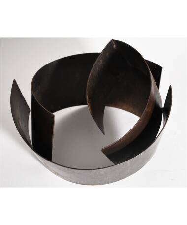 tao iron abstract sculpture by artist pablo lara