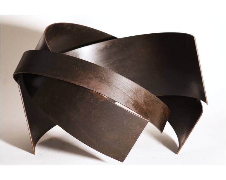 roal iron abstract sculpture by artist pablo lara
