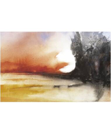 abstract watercolor painting by artist pablo lara