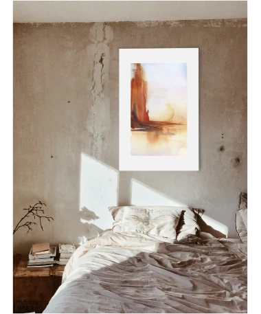 abstract watercolor painting by artist pablo lara