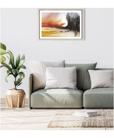 abstract watercolor painting by artist pablo lara