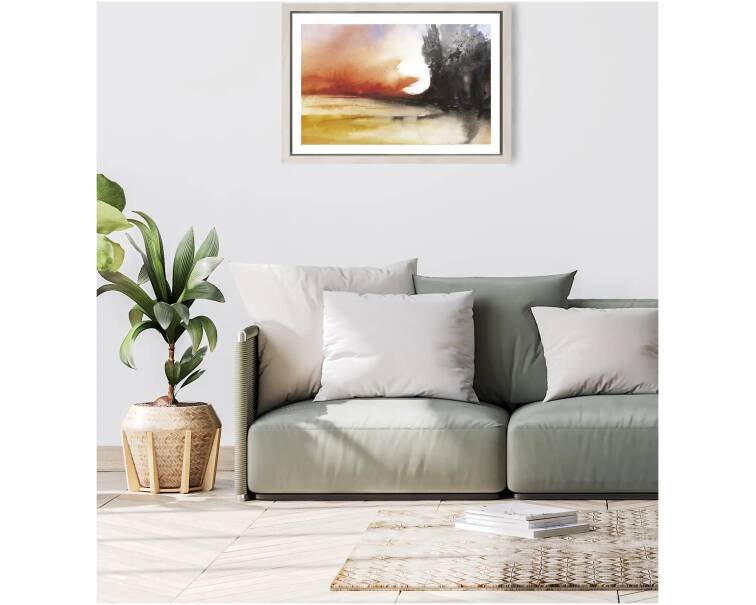 abstract watercolor painting by artist pablo lara