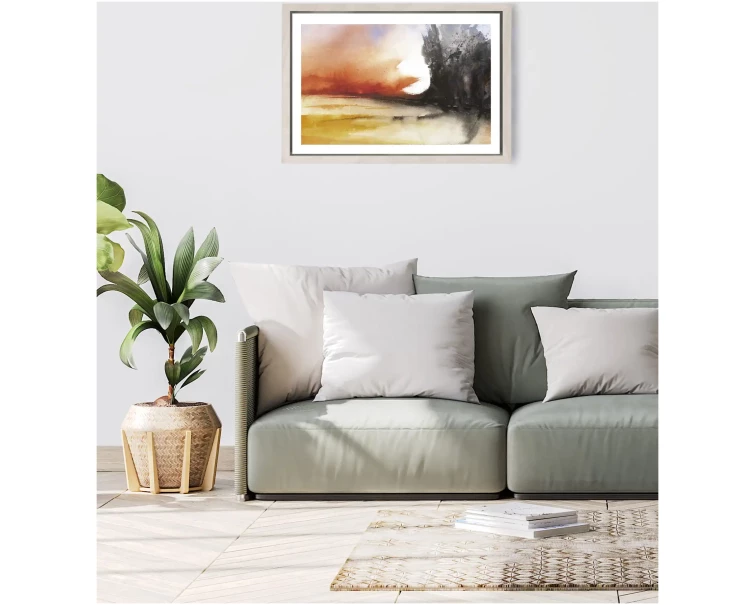 abstract watercolor painting by artist pablo lara