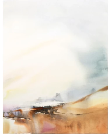 abstract watercolor painting by artist pablo lara