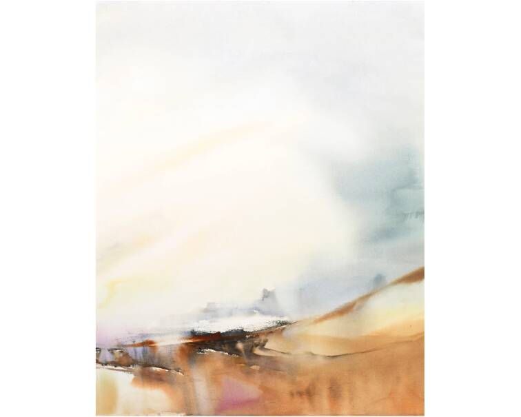 abstract watercolor painting by artist pablo lara
